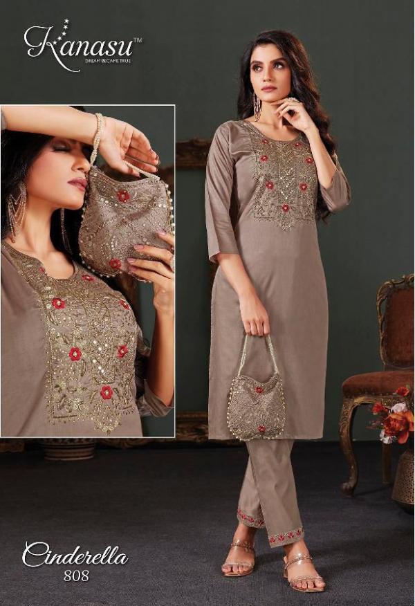 Kanasu Cindrella Chanderi Silk Designer Exclusive Kurti Collection